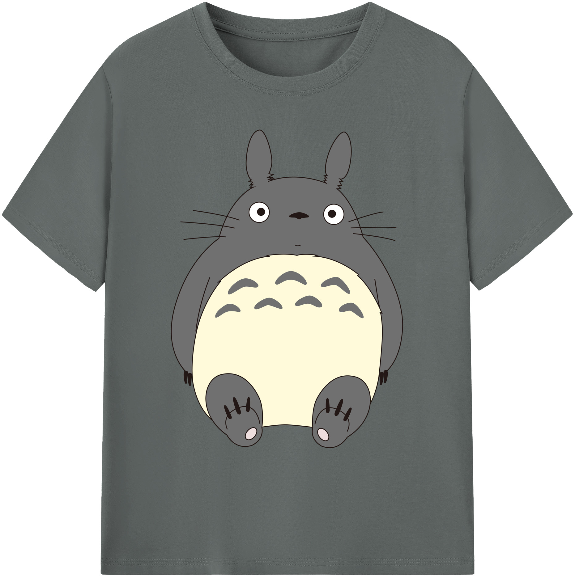 （画像用） となりのトトロ 草壁メイ 草壁サツキ My Neighbor Totoro Satsuki Kusakabe Mei Kusakabe 綿100％ メンズ半袖Tシャツ｜肌触りやわらか＆通気性
